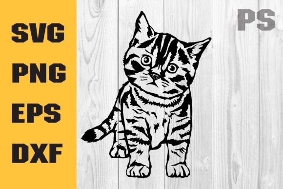 Baby Cat Svg for Embroidery Projects