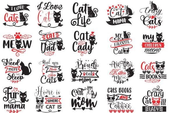 Cat Design Bundle for Embroidery Projects
