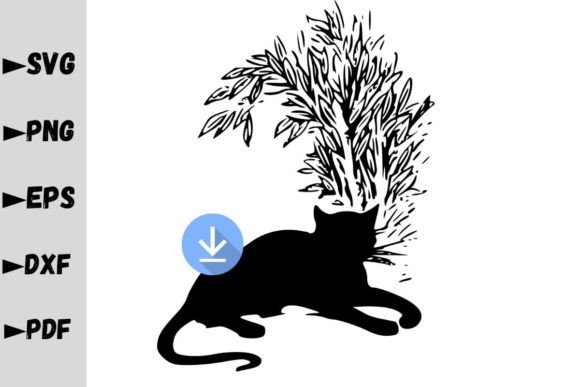 Cat Laying in Grass SVG Review