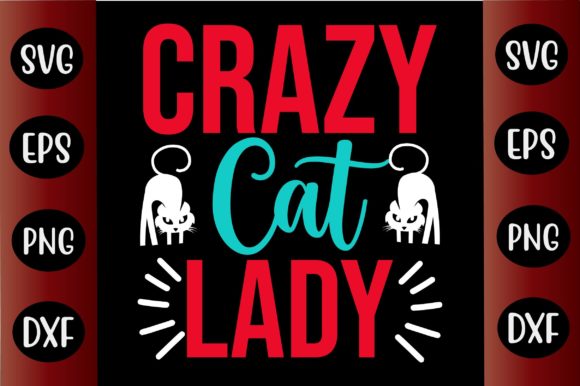 Cat SVG Design Crazy Cat Lady Review