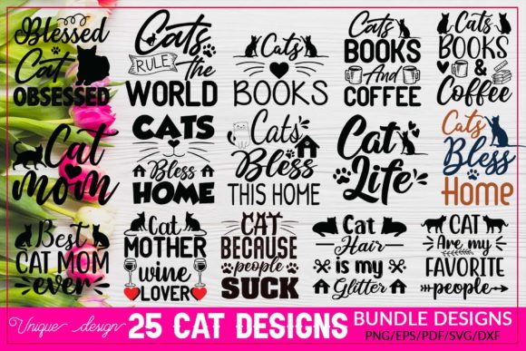 Cat Svg Tshirt Bundle Design Vol-2 Review