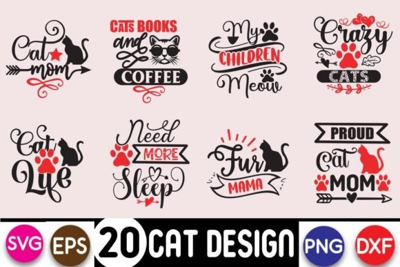 Cat T Shirt Bundle Design Review