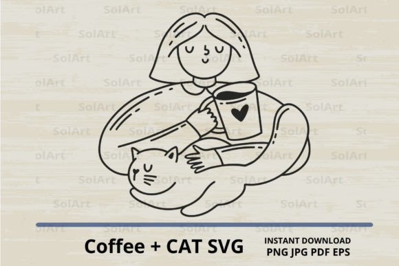 Coffee Cat SVG Review for Embroidery Projects