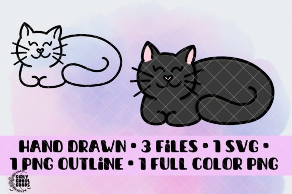 Cozy Cat SVG PNG Review for Embroidery Projects