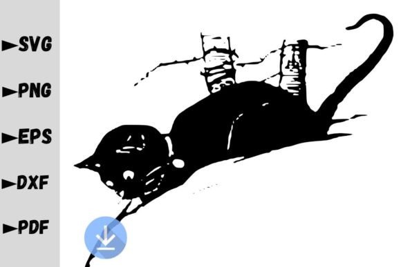 Cute Cat SVG for Embroidery Projects