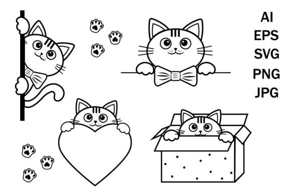 Cute Cat Svg for Print and Clipart Review