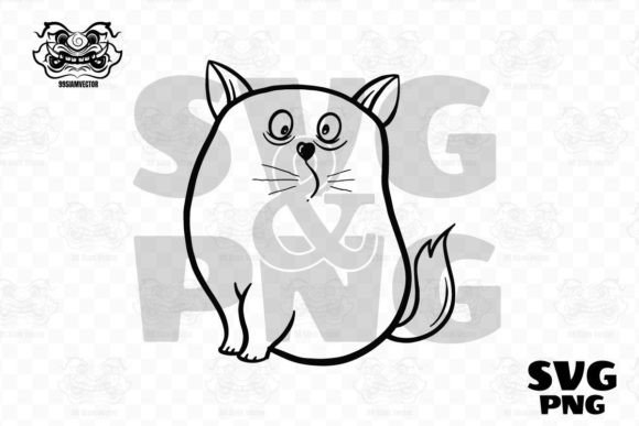 Cute Monster Cat SVG for Embroidery Projects