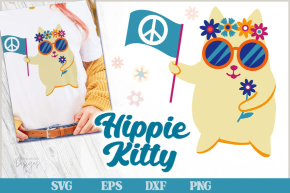 Hippie Cat SVG Cut File Review