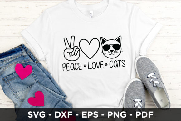 Peace Love Cats SVG Design Review for Embroidery Projects
