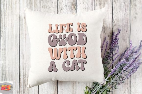 Retro Life is Good with a Cat Svg Review